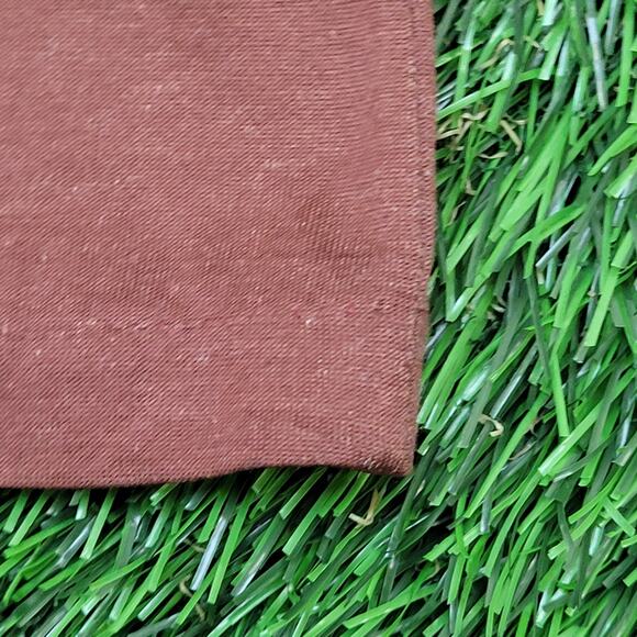 Vintage 80s MOD Polo Shirt Medium 19x28 Brown - Picture 11 of 13